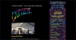 Desktop Screenshot of crypticalband.com